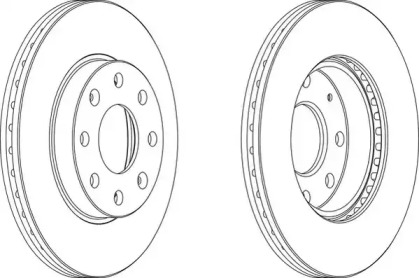 Тормозной диск (WAGNER: WGR1279-1)