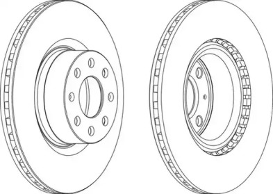 Тормозной диск (WAGNER: WGR1298-1)