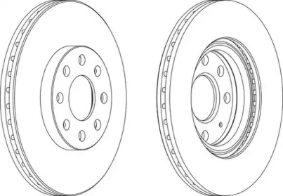 Тормозной диск (WAGNER: WGR1304-1)