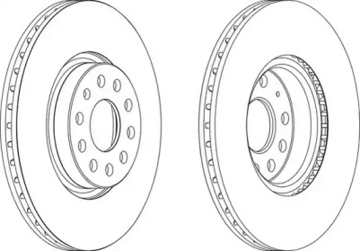 Тормозной диск (WAGNER: WGR1305-1)