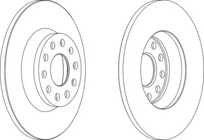 Тормозной диск (WAGNER: WGR1306-1)