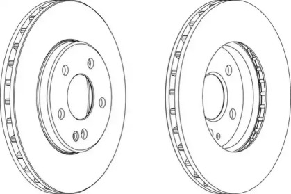 Тормозной диск (WAGNER: WGR1316-1)