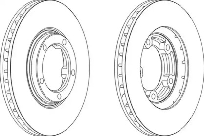 Тормозной диск (WAGNER: WGR1404-1)