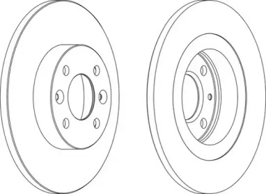 Тормозной диск (WAGNER: WGR1502-1)