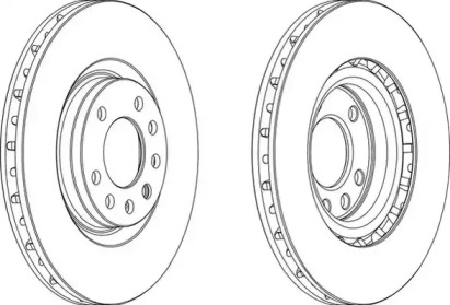 Тормозной диск (WAGNER: WGR1512-1)