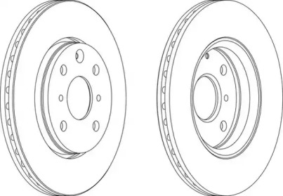 Тормозной диск (WAGNER: WGR1527-1)