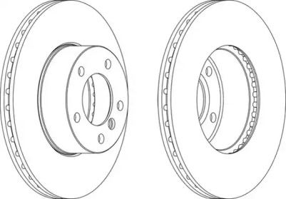 Тормозной диск (WAGNER: WGR1536-1)