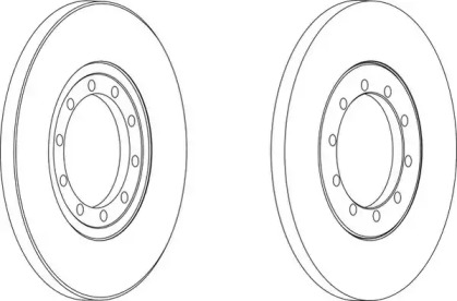 Тормозной диск (WAGNER: WGR1537-1)