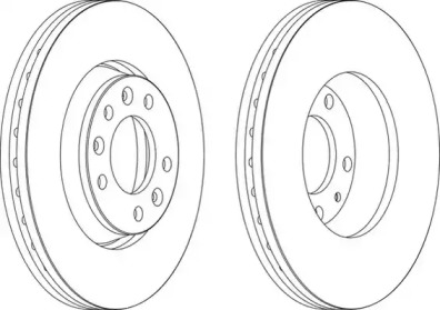 Тормозной диск (WAGNER: WGR1601-1)