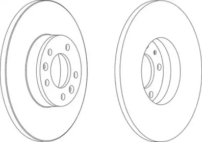 Тормозной диск (WAGNER: WGR1602-1)