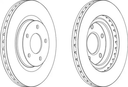 Тормозной диск (WAGNER: WGR1624-1)