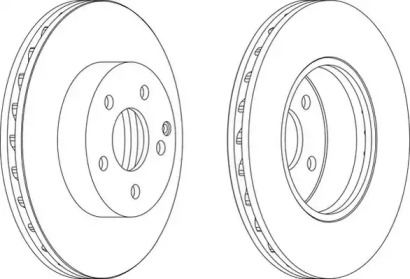 Тормозной диск (WAGNER: WGR1690-1)