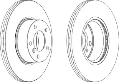Тормозной диск (WAGNER: WGR1717-1)