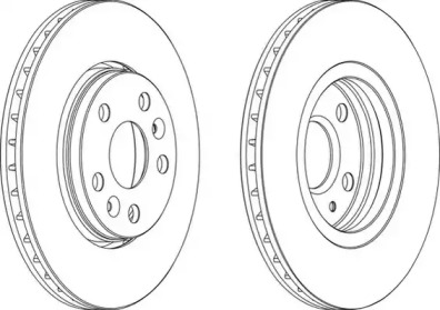 Тормозной диск (WAGNER: WGR1733-1)