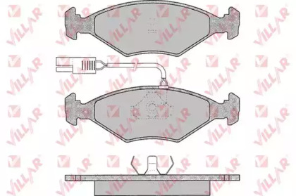 Комплект тормозных колодок (VILLAR: 626.0017)