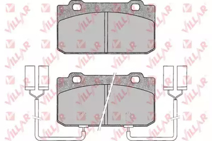 Комплект тормозных колодок (VILLAR: 626.0018)