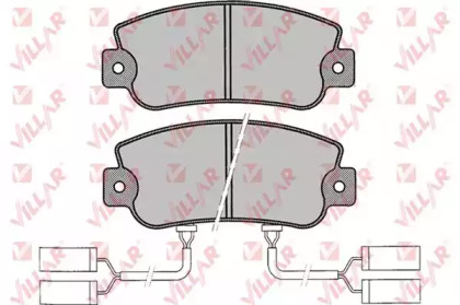 Комплект тормозных колодок (VILLAR: 626.0019)