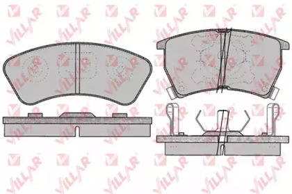 Комплект тормозных колодок (VILLAR: 626.0034)