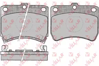 Комплект тормозных колодок (VILLAR: 626.0035)