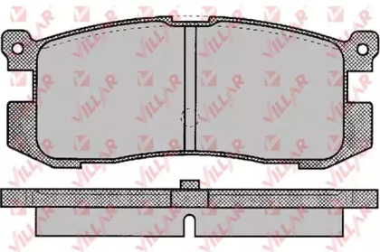 Комплект тормозных колодок (VILLAR: 626.0037)