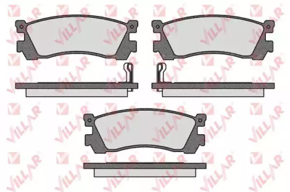Комплект тормозных колодок (VILLAR: 626.0038)
