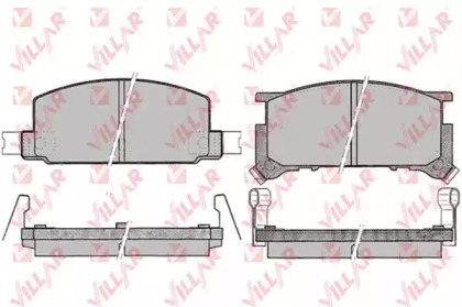 Комплект тормозных колодок (VILLAR: 626.0050)