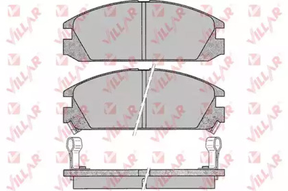 Комплект тормозных колодок (VILLAR: 626.0073)