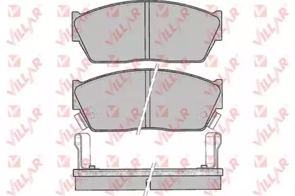 Комплект тормозных колодок (VILLAR: 626.0076)