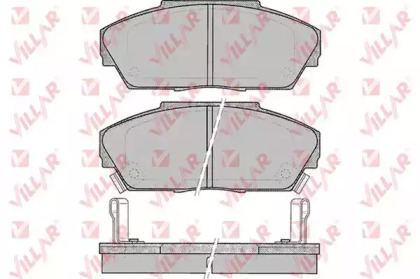 Комплект тормозных колодок (VILLAR: 626.0080)