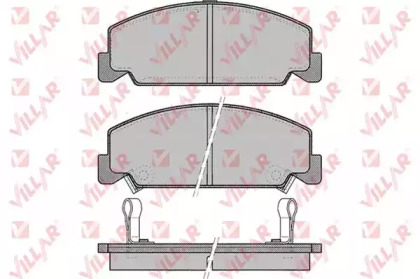Комплект тормозных колодок (VILLAR: 626.0083)