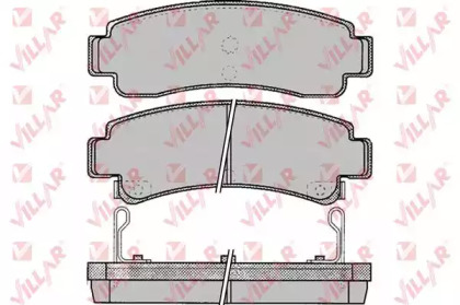 Комплект тормозных колодок (VILLAR: 626.0088)