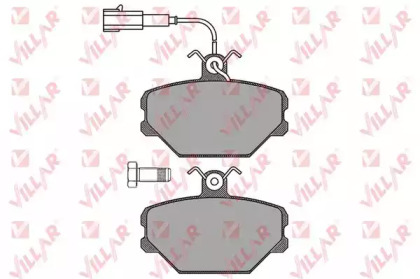 Комплект тормозных колодок (VILLAR: 626.0102)