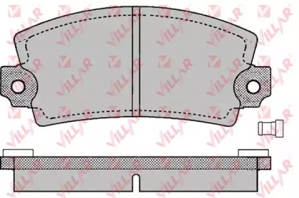 Комплект тормозных колодок (VILLAR: 626.0129)