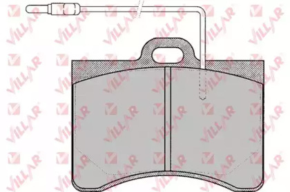 Комплект тормозных колодок (VILLAR: 626.0132)