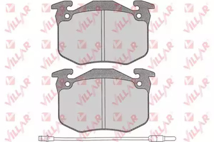 Комплект тормозных колодок (VILLAR: 626.0228)