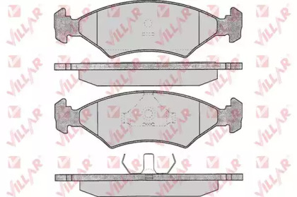 Комплект тормозных колодок (VILLAR: 626.0233)