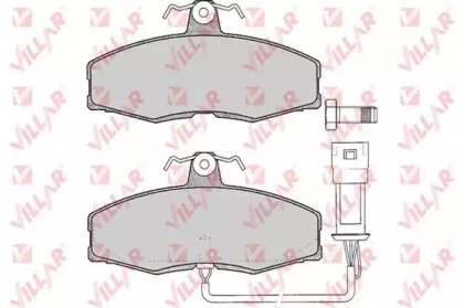 Комплект тормозных колодок (VILLAR: 626.0235)