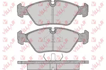 Комплект тормозных колодок (VILLAR: 626.0237)
