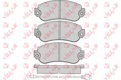 Комплект тормозных колодок (VILLAR: 626.0240)