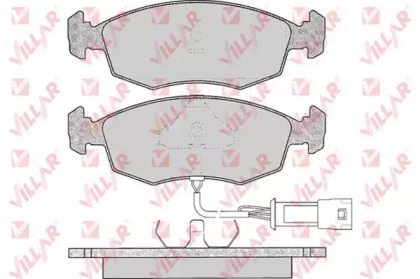 Комплект тормозных колодок (VILLAR: 626.0269)
