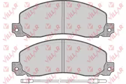 Комплект тормозных колодок (VILLAR: 626.0278)