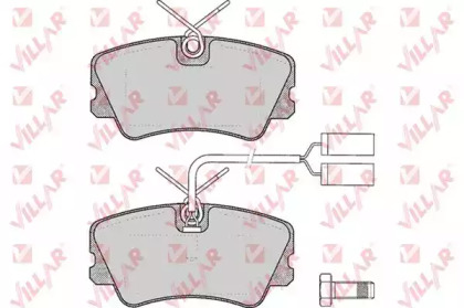 Комплект тормозных колодок (VILLAR: 626.0301)