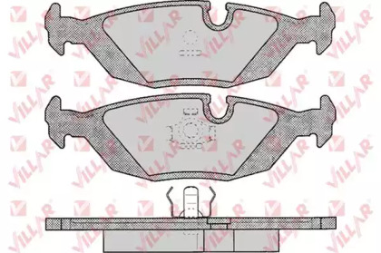 Комплект тормозных колодок (VILLAR: 626.0306)