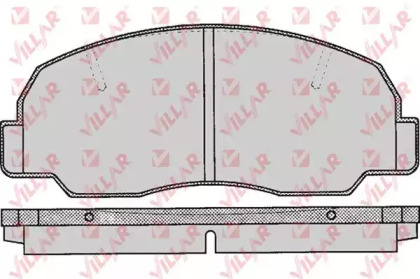 Комплект тормозных колодок (VILLAR: 626.0314)