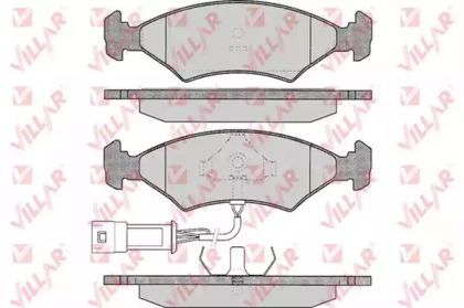 Комплект тормозных колодок (VILLAR: 626.0327)