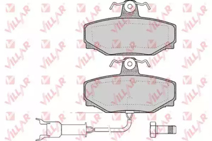 Комплект тормозных колодок (VILLAR: 626.0338)