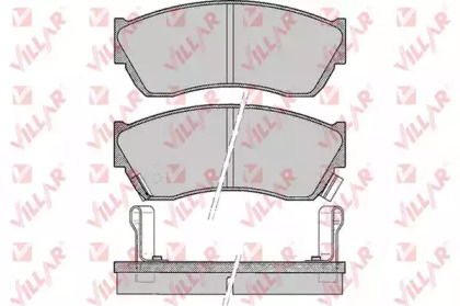 Комплект тормозных колодок (VILLAR: 626.0343)