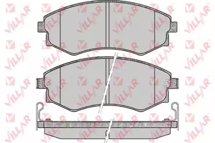 Комплект тормозных колодок (VILLAR: 626.0348)