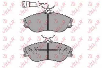 Комплект тормозных колодок (VILLAR: 626.0350)