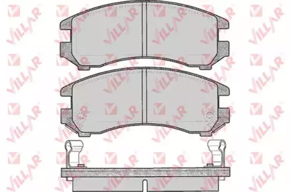 Комплект тормозных колодок (VILLAR: 626.0363)